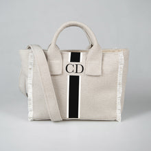 Load image into Gallery viewer, ST.TROPEZ NATURAL CANVAS MINI CROSSBODY