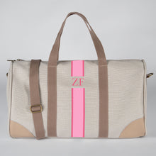 Load image into Gallery viewer, Travel Bag Big Natural Canvas